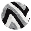 Rugsotic Carpets Hand Tufted Shag Polyester Round Area Rug Contemporary