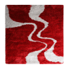 Rugsotic Carpets Hand Tufted Shag Polyester Square Area Rug Contemporary