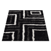 Rugsotic Carpets Hand Tufted Shag Polyester Square Area Rug Geometric