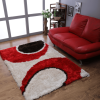 Rugsotic Carpets Hand Tufted Shag Polyester Area Rug Contemporary