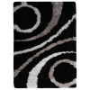 Rugsotic Carpets Hand Tufted Shag Polyester Area Rug Geometric