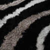 Rugsotic Carpets Hand Tufted Shag Polyester Area Rug Geometric