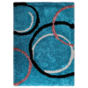 Rugsotic Carpets Hand Tufted Shag Polyester Area Rug Geometric