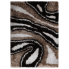 Rugsotic Carpets Hand Tufted Shag Polyester Area Rug Abstract