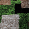 Rugsotic Carpets Hand Tufted Shag Polyester Area Rug Geometric