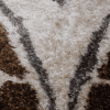 Rugsotic Carpets Hand Tufted Shag Polyester Area Rug Geometric