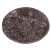Rugsotic Carpets Hand Tufted Shag Polyester Round Area Rug Solid