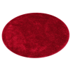 Rugsotic Carpets Hand Tufted Shag Polyester Round Area Rug Solid