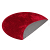 Rugsotic Carpets Hand Tufted Shag Polyester Round Area Rug Solid