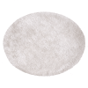 Rugsotic Carpets Hand Tufted Shag Polyester Round Area Rug Solid
