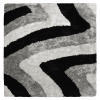 Rugsotic Carpets Hand Tufted Shag Polyester Square Area Rug Contemporary