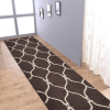 Rugsotic Carpets Hand Tufted Wool Runner Area Rug Geometric