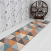 Rugsotic Carpets Hand Tufted Wool Runner Area Rug Geometric