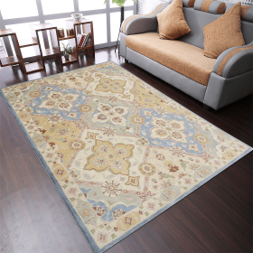 Rugsotic Carpets Hand Tufted Wool Area Rug Oriental (Color: Multicolor, size: 3'6''x5'6'')