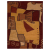 Rugsotic Carpets Hand Tufted Wool Area Rug Abstract