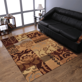 Rugsotic Carpets Hand Tufted Wool Area Rug Floral (Color: Multicolor4, size: 3'x5')