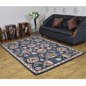 Rugsotic Carpets Hand Tufted Wool Area Rug Oriental (Color: Charcoal2, size: 4'x6')