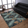 Rugsotic Carpets Hand Tufted Wool Area Rug Floral