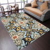Rugsotic Carpets Hand Tufted Wool Area Rug Floral
