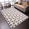 Rugsotic Carpets Hand Tufted Wool Area Rug Geometirc