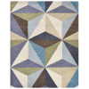 Rugsotic Carpets Hand Tufted Wool Area Rug Geometirc