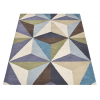Rugsotic Carpets Hand Tufted Wool Area Rug Geometirc