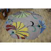 Rugsotic Carpets Hand Tufted Wool Octagon Area Rug Floral