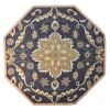 Rugsotic Carpets Hand Tufted Wool Octagon Area Rug Oriental