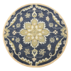 Rugsotic Carpets Hand Tufted Wool Round Area Rug Oriental