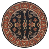 Rugsotic Carpets Hand Tufted Wool Round Area Rug Oriental