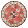 Rugsotic Carpets Hand Tufted Wool Round Area Rug Oriental
