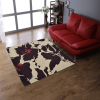 Rugsotic Carpets Hand Tufted Wool Square Area Rug Floral