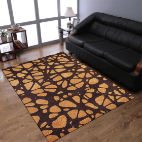 Rugsotic Carpets Hand Tufted Wool Area Rug Contemporary (Color: Brown Beige, size: 8'x10')