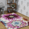Rugsotic Carpets Hand Tufted Wool Area Rug Floral