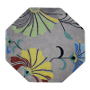 Rugsotic Carpets Hand Tufted Wool Octagon Area Rug Floral