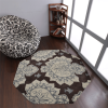 Rugsotic Carpets Hand Tufted Wool Octagon Area Rug Floral