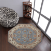 Rugsotic Carpets Hand Tufted Wool Octagon Area Rug Oriental