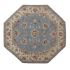 Rugsotic Carpets Hand Tufted Wool Octagon Area Rug Oriental