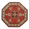 Rugsotic Carpets Hand Tufted Wool Octagon Area Rug Oriental