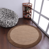Rugsotic Carpets Hand Tufted Wool Round Area Rug Contemporary