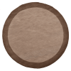 Rugsotic Carpets Hand Tufted Wool Round Area Rug Contemporary