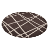 Rugsotic Carpets Hand Tufted Wool Round Area Rug Contemporary