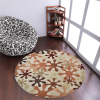 Rugsotic Carpets Hand Tufted Wool Round Area Rug Contemporary