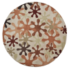 Rugsotic Carpets Hand Tufted Wool Round Area Rug Contemporary
