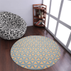 Rugsotic Carpets Hand Tufted Wool Round Area Rug Contemporary