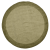 Rugsotic Carpets Hand Tufted Wool Round Area Rug Contemporary