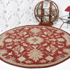 Rugsotic Carpets Hand Tufted Wool Round Area Rug Contemporary
