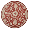 Rugsotic Carpets Hand Tufted Wool Round Area Rug Contemporary