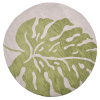 Rugsotic Carpets Hand Tufted Wool Round Area Rug Floral