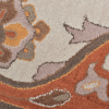 Rugsotic Carpets Hand Tufted Wool Round Area Rug Floral